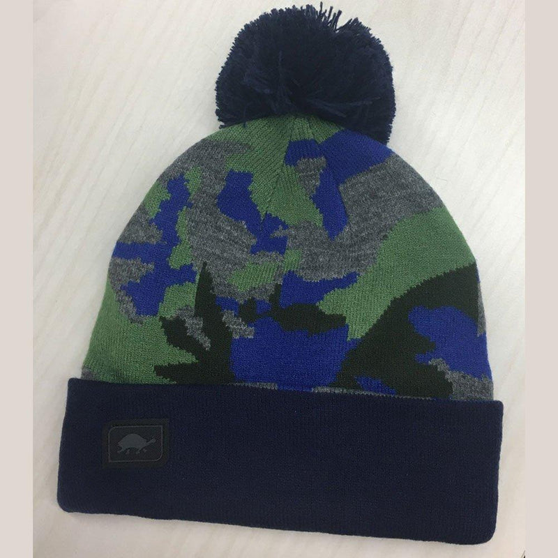 Load image into Gallery viewer, Turtle Fur BDU Pom Beanie - Boy's