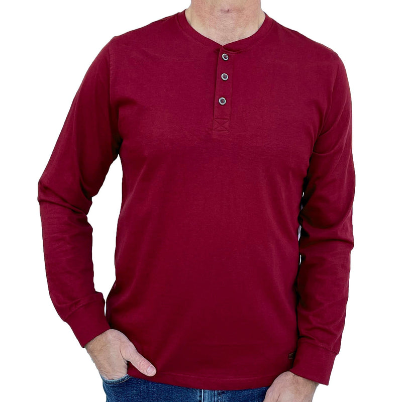 Load image into Gallery viewer, Flyshacker Mens Salt River Long Sleeve Henley- 6 oz.