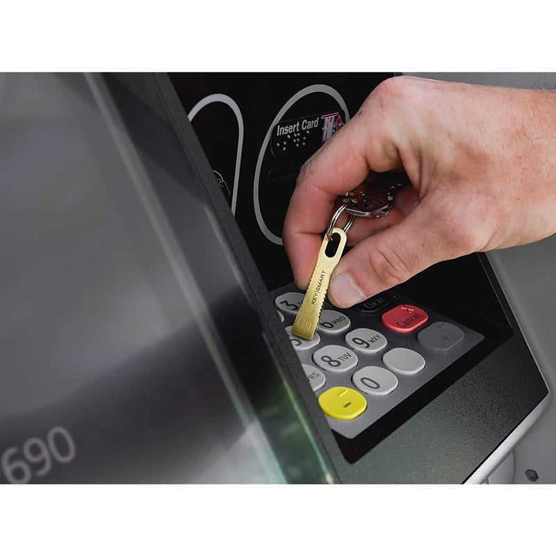 Load image into Gallery viewer, Keysmart CleanKey Mini Keychain Copper Hand Tool