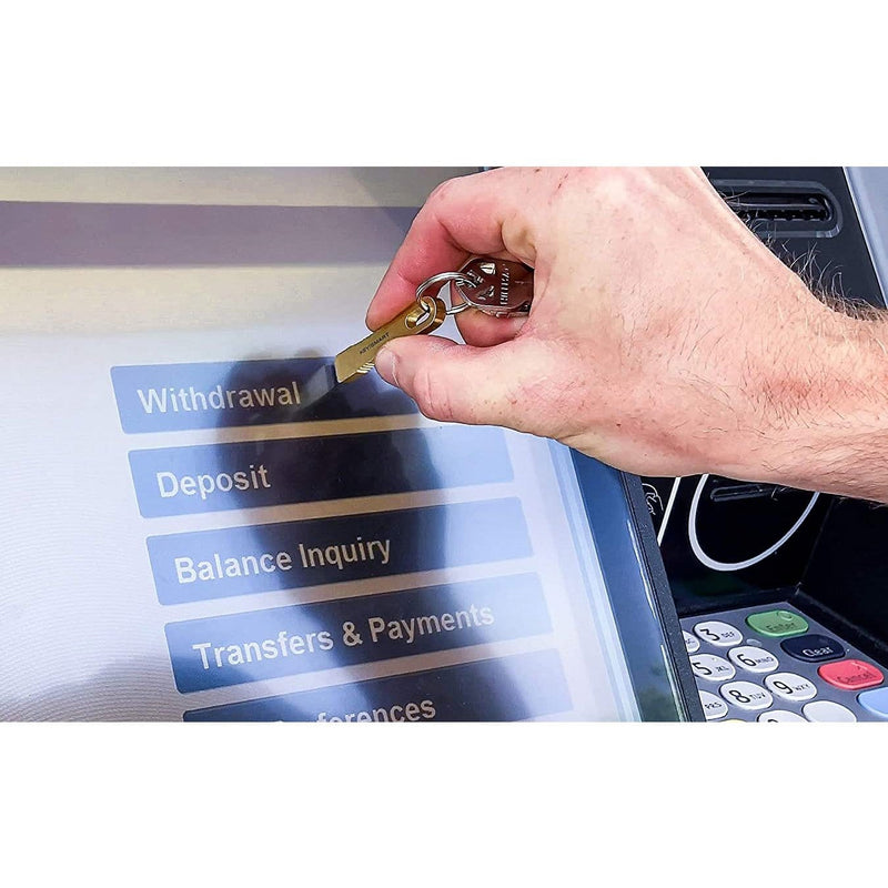 Load image into Gallery viewer, Keysmart CleanKey Mini Keychain Copper Hand Tool