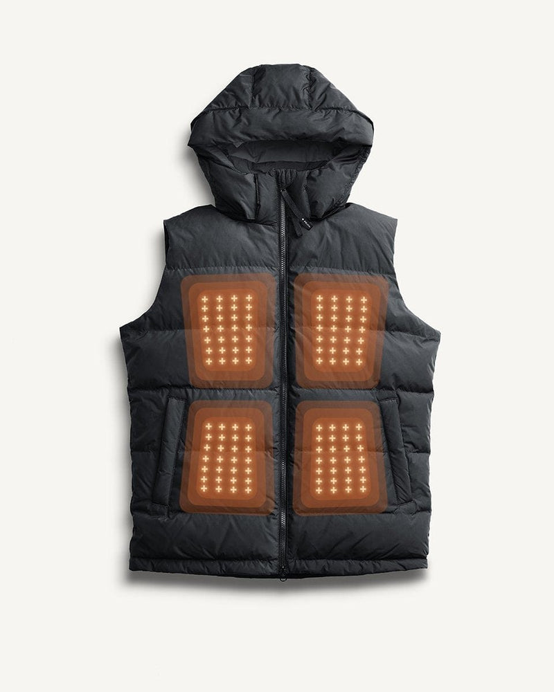 Load image into Gallery viewer, Apollo Men’s Heated Vest Black by Kelvin Coats
