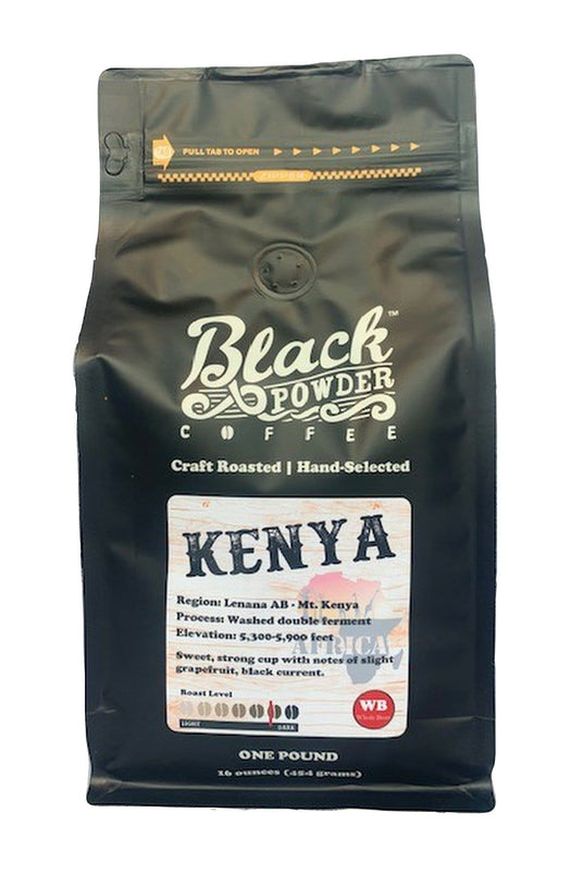Kenya Lenana AB Craft Roasted Coffee | Medium Dark Roast by Black Powder Coffee