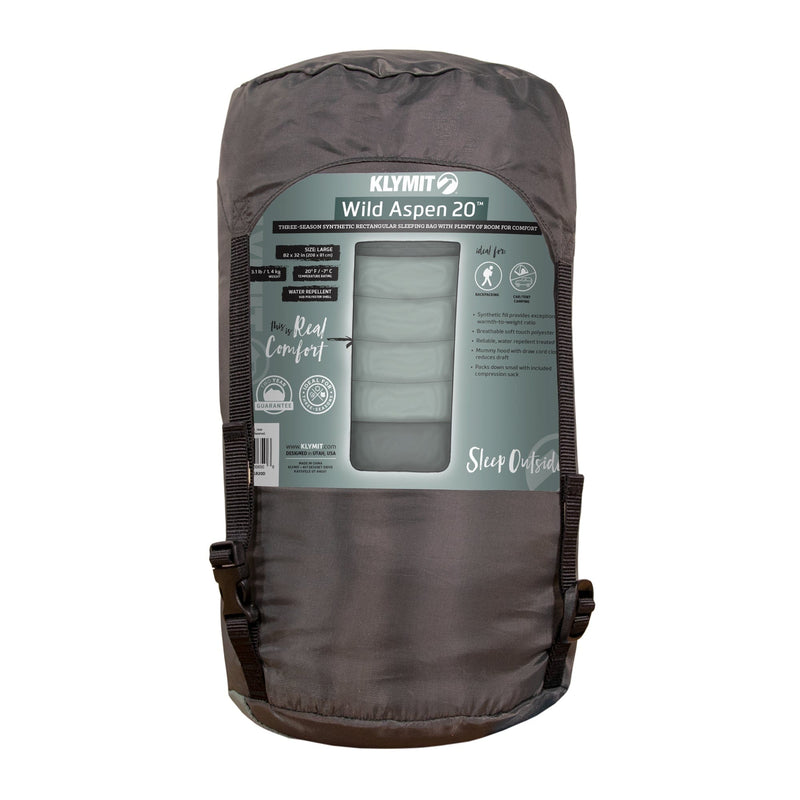 Load image into Gallery viewer, Wild Aspen 20 Rectangle Sleeping Bag by Klymit
