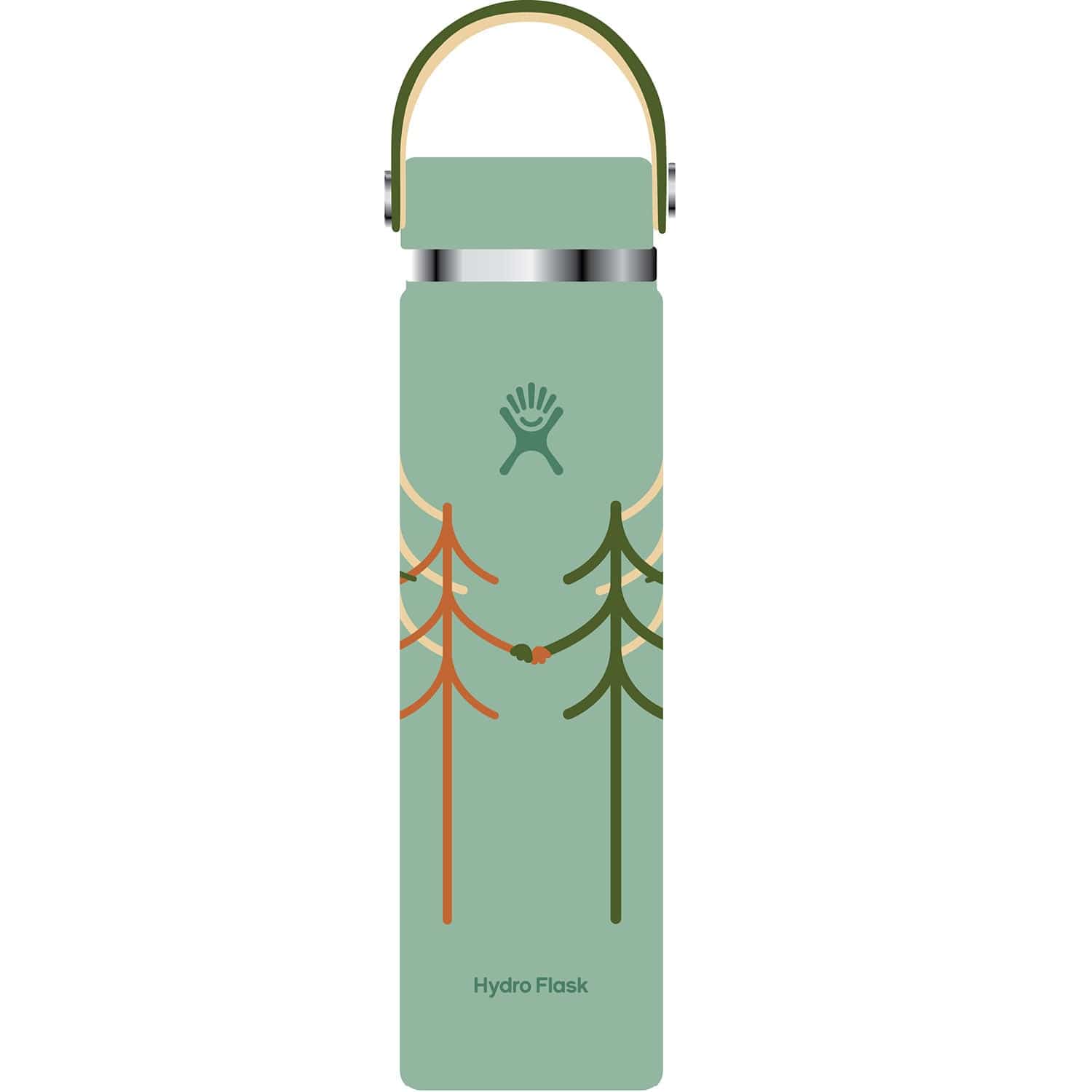 Hydro Flask 24 oz Wide Flex Cap Treeline Green – Campmor