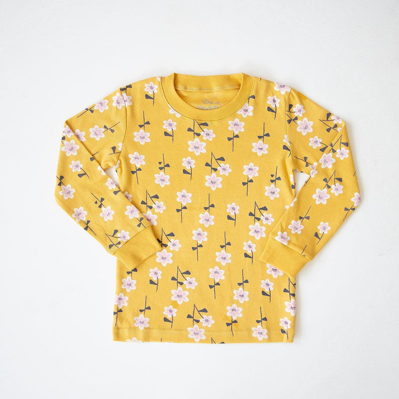 Load image into Gallery viewer, Yellow Floral Pajamas by London Littles