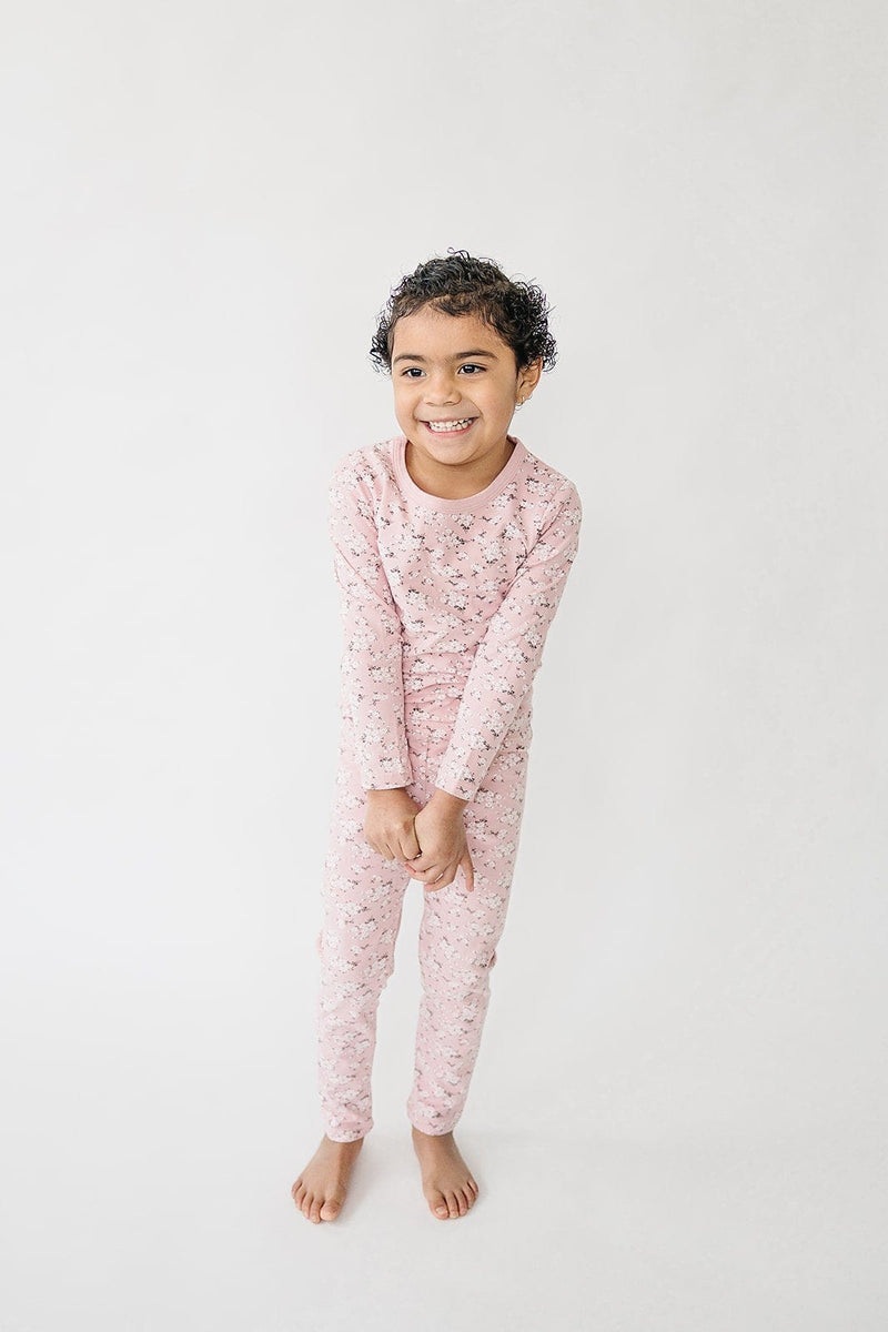 Load image into Gallery viewer, Pink Floral Pajamas by London Littles