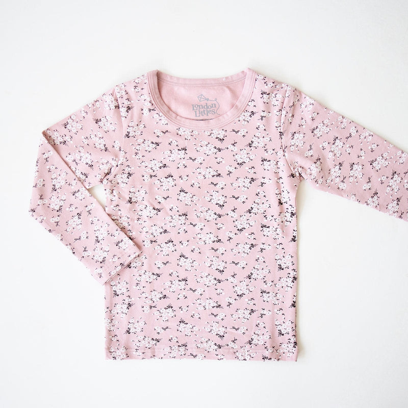 Load image into Gallery viewer, Pink Floral Pajamas by London Littles