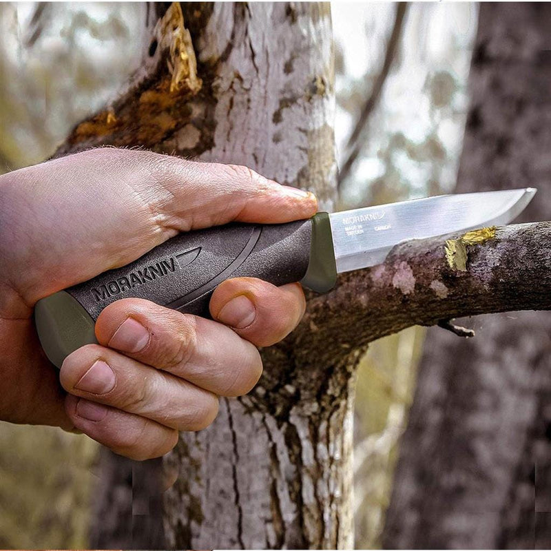 Load image into Gallery viewer, Morakniv Companion Military Green - Stainless Knife