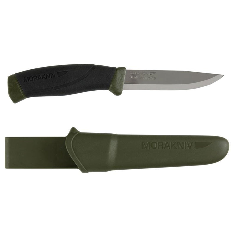 Load image into Gallery viewer, Morakniv Companion Military Green - Stainless Knife
