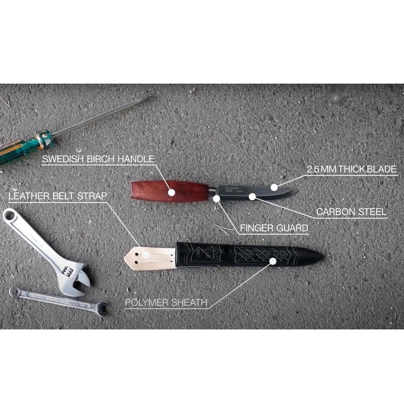 Load image into Gallery viewer, Morakniv Classic No. 2F (C) Red W/ Finger Guard