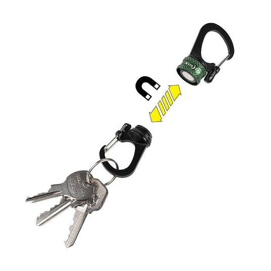 Nite Ize SlideLock 360° Magnetic Locking Dual Carabiner