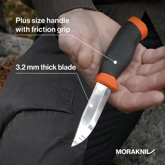 Morakniv Companion Heavy Duty Orange Knife Carbon Steel