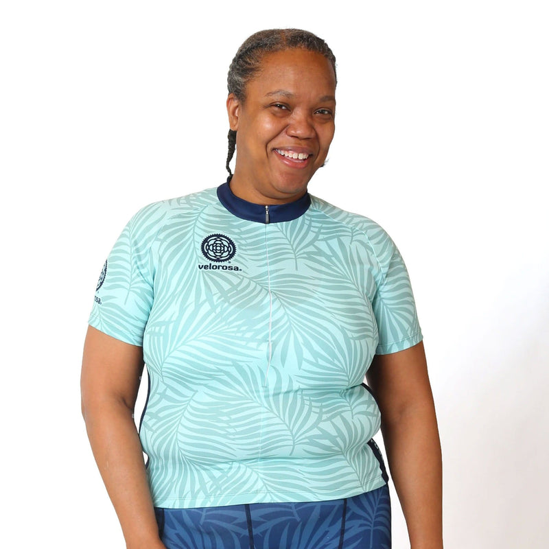 Load image into Gallery viewer, Velorosa Palms Womens Cycling Short-Sleeved