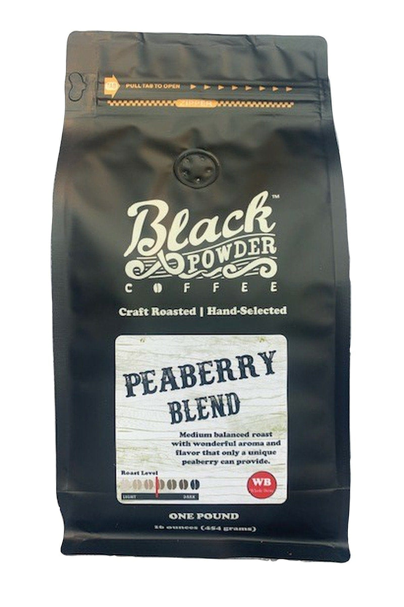 Load image into Gallery viewer, Peaberry Blend | Medium Roast Coffee by Black Powder Coffee
