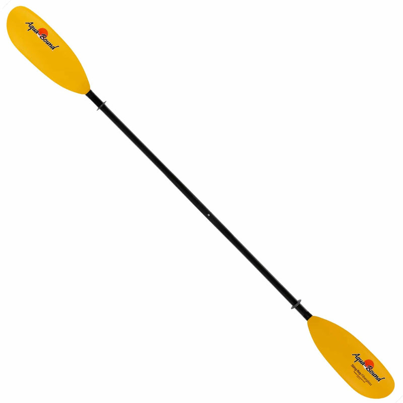 Load image into Gallery viewer, Aqua Bound Sting Ray Fiberglass 2-Piece Kayak Paddle - Yellow
