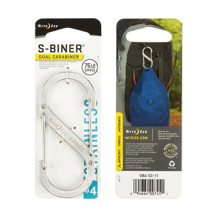 Load image into Gallery viewer, Nite Ize S-Biner Stainless Steel Dual Carabiner #4
