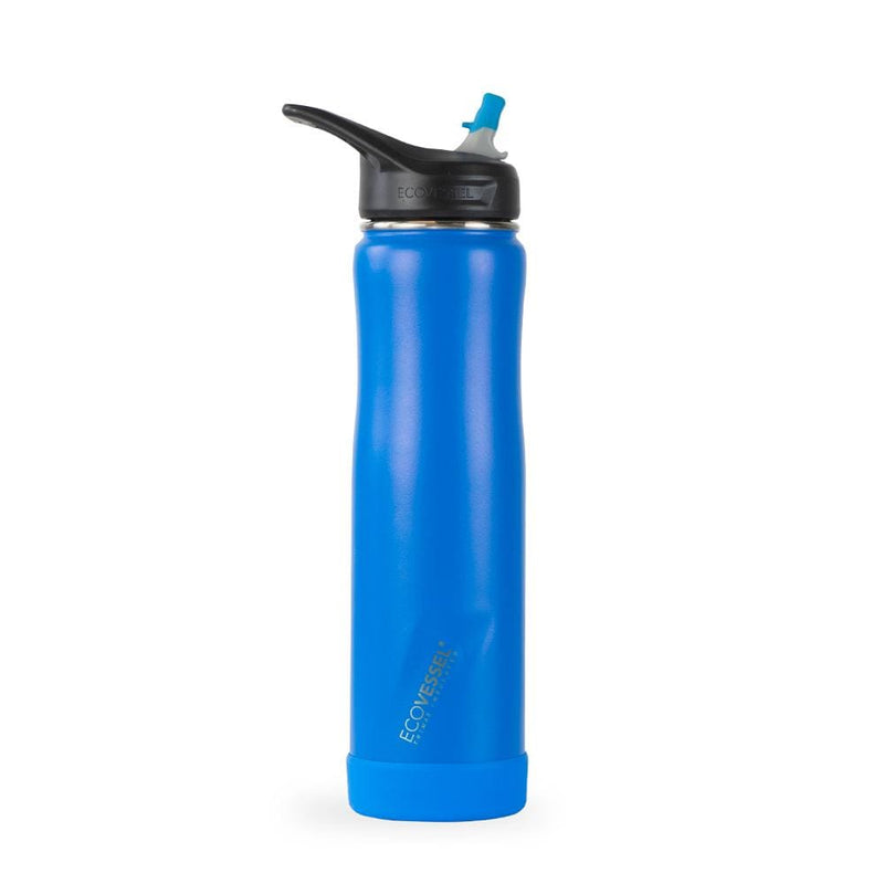 Load image into Gallery viewer, THE SUMMIT - Stainless Steel Insulated Straw Water Bottle - 24oz by EcoVessel