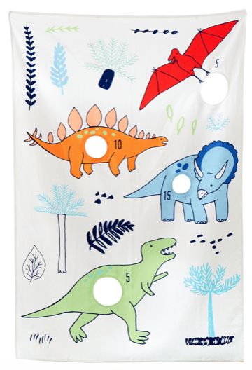 Load image into Gallery viewer, Dino Doorway Beanbag Toss by Wonder and Wise