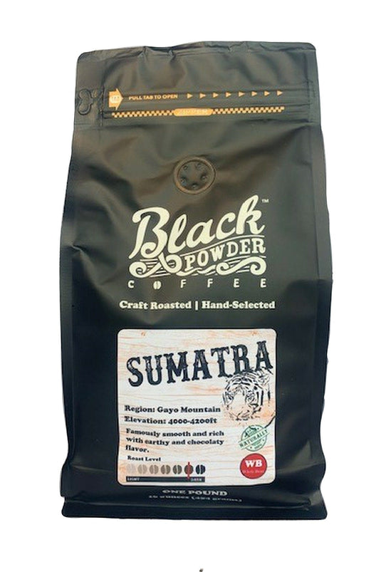 Sumatra Mandheling Gayo |  Naturally Grown Coffee | Dark Roast by Black Powder Coffee