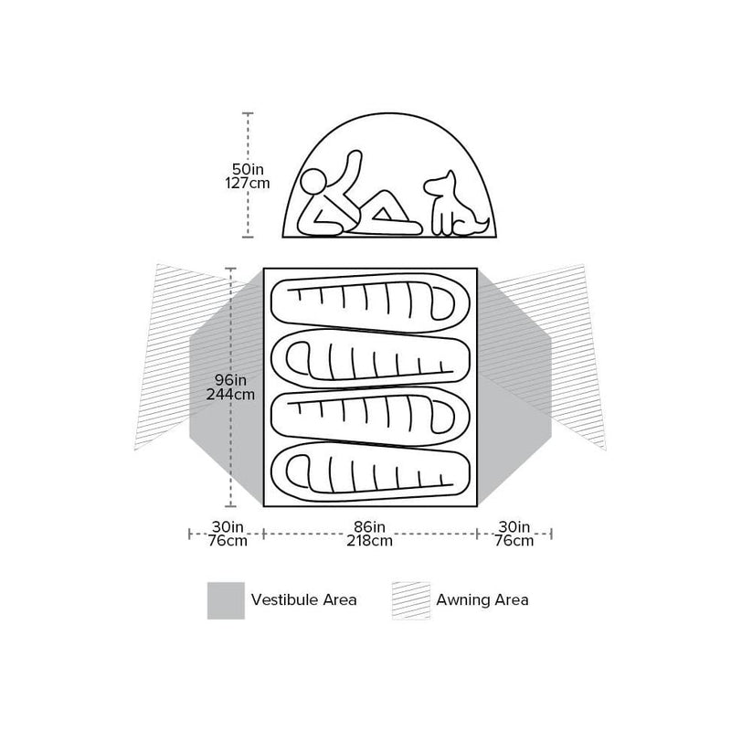 Load image into Gallery viewer, Big Agnes Copper Spur HV UL4 Tent