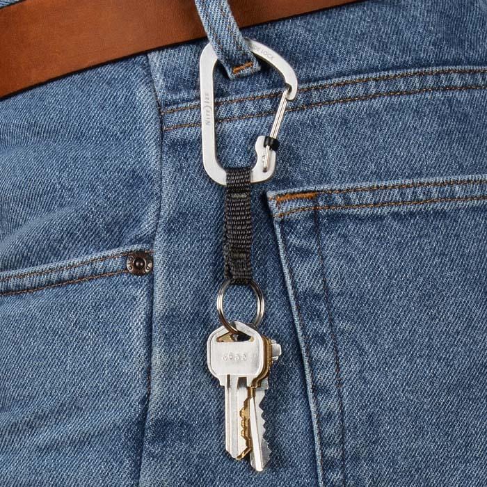 Load image into Gallery viewer, Nite Ize SlideLock Key Ring Stainless Steel