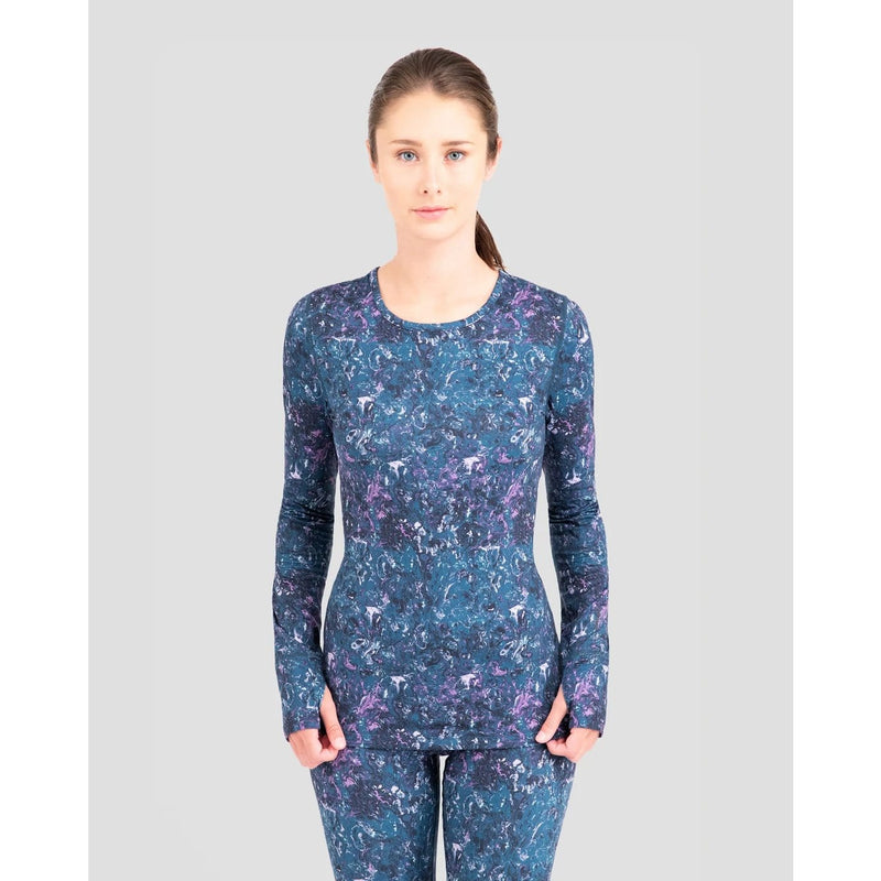 Load image into Gallery viewer, Terramar Cloud Nine Scoopneck Print Shirt - Women&#39;s

