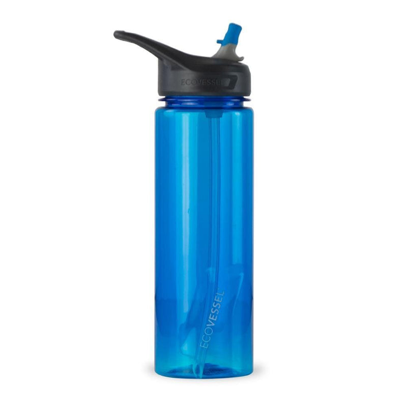 Load image into Gallery viewer, THE WAVE - BPA Free Plastic Sports Water Bottle With Straw - 24 oz by EcoVessel