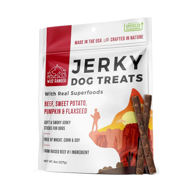 Load image into Gallery viewer, Wild Ranger Beef Jerky Dog Treats 8oz
