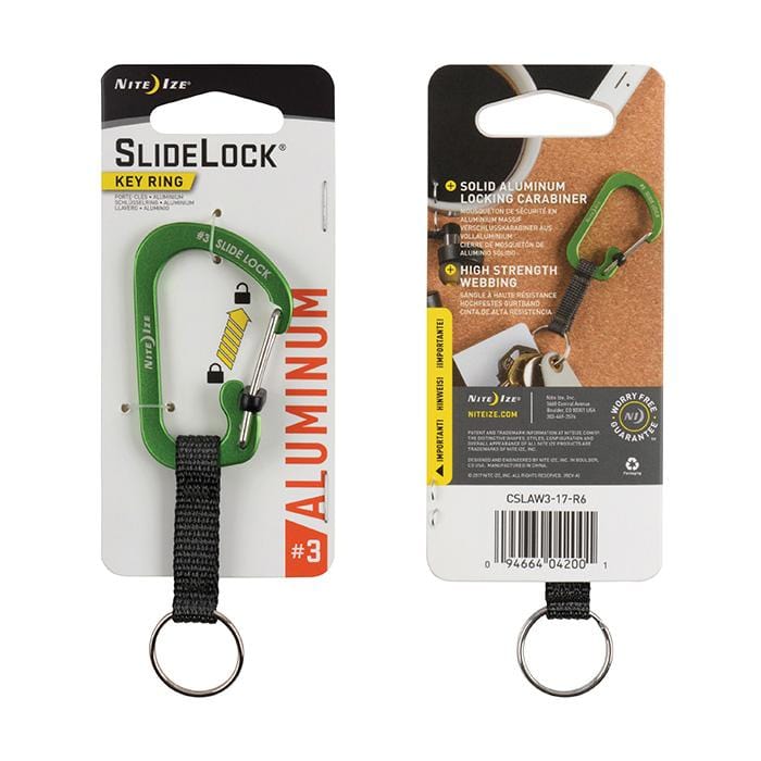 Load image into Gallery viewer, Nite Ize SlideLock Key Ring Aluminum
