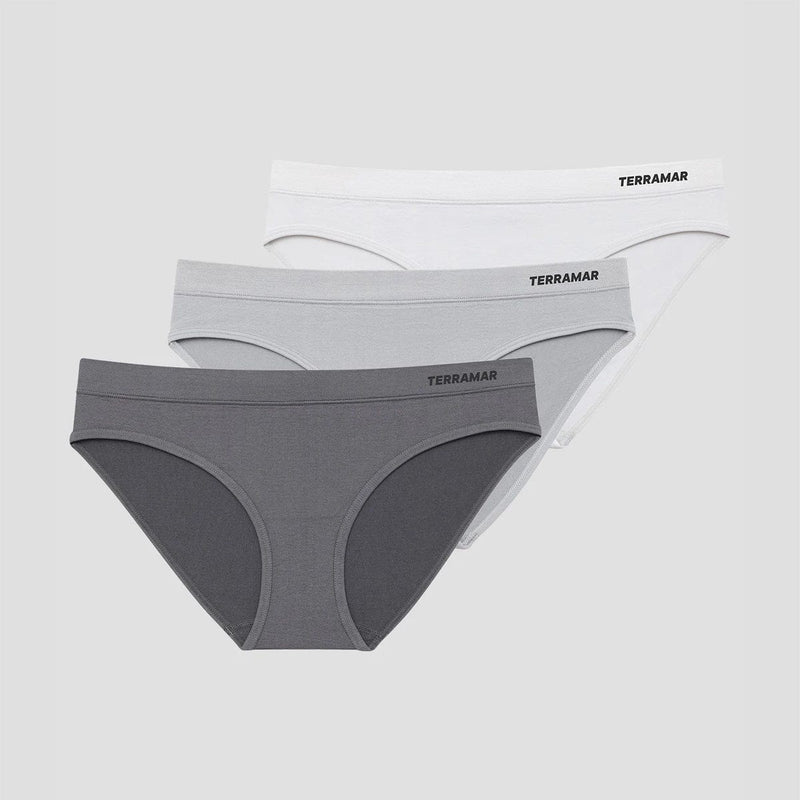Load image into Gallery viewer, Terramar Seamless Bikini 3 Pack