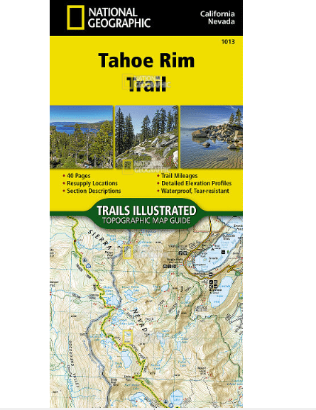Load image into Gallery viewer, National Geographic Trails Illustrated Tahoe Rim Trail Map