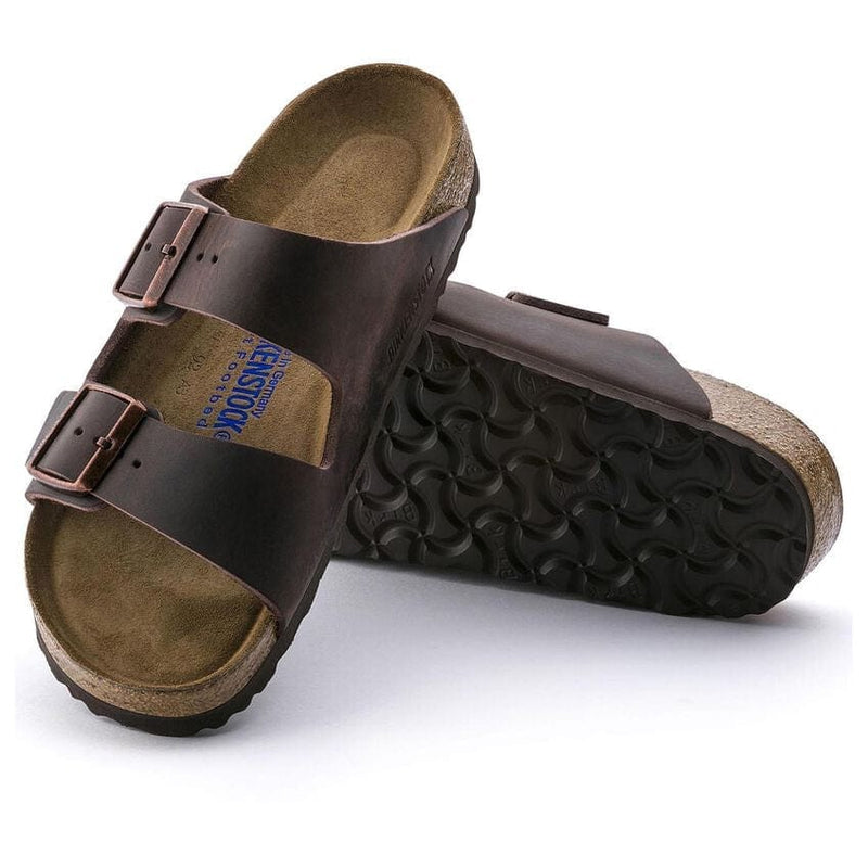 Load image into Gallery viewer, Birkenstock Arizona Narrow Soft Footbed Sandals Habana Footwear Mens by Birkenstock | Campmor
