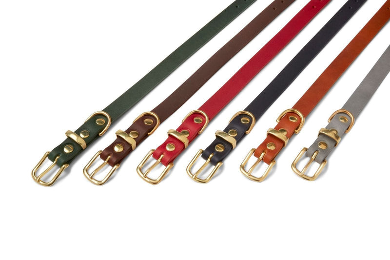 Load image into Gallery viewer, Butter Leather Dog Collar - Sahara Cognac by Molly And Stitch US