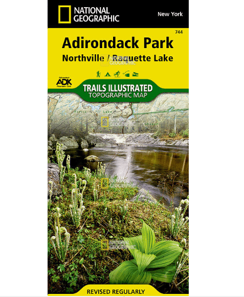 Load image into Gallery viewer, National Geographic Trails Illustrated Northville, Raquette Lake: Adirondack Park
