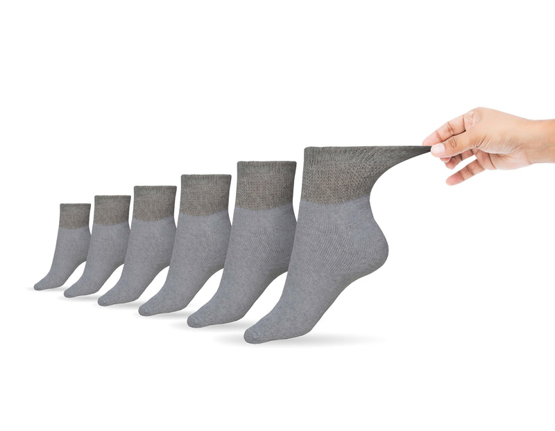 Load image into Gallery viewer, Women's Cotton Diabetic Ankle Socks (6 Pair) By Diabetic Sock Club