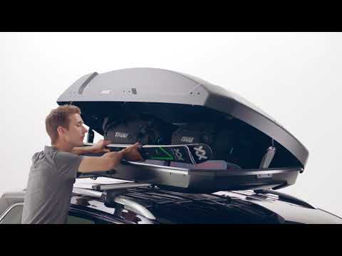 Load and play video in Gallery viewer, Thule Force XT XL 18 cu ft Rooftop Cargo Box - RENTAL