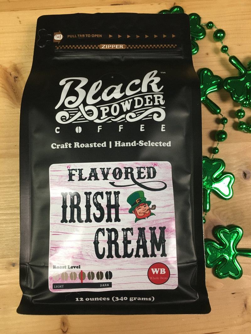 Load image into Gallery viewer, Irish Cream Flavored Coffee by Black Powder Coffee
