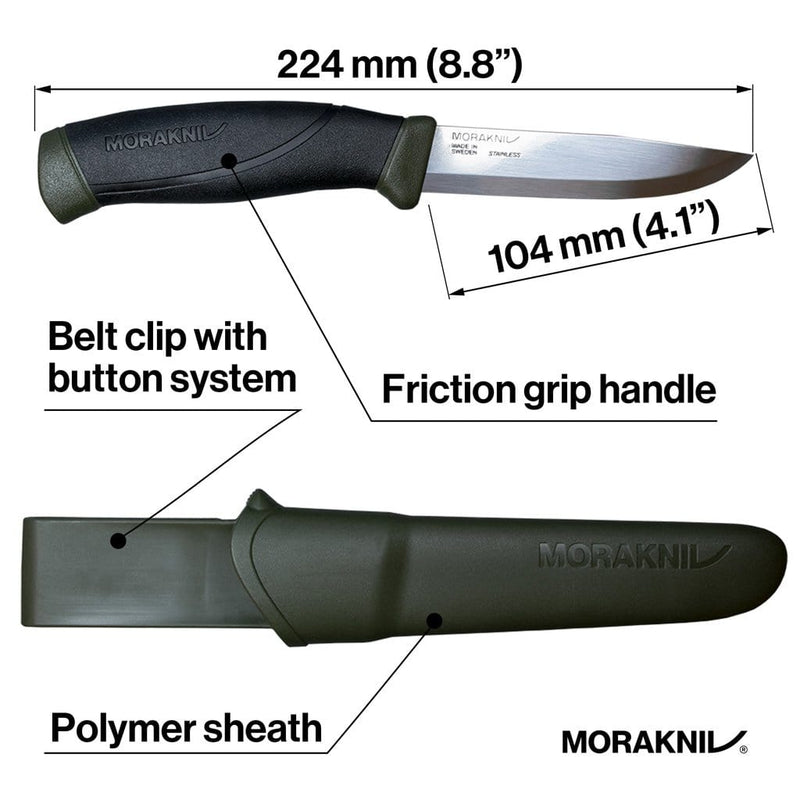 Load image into Gallery viewer, Morakniv Companion MG Stainless Knife
