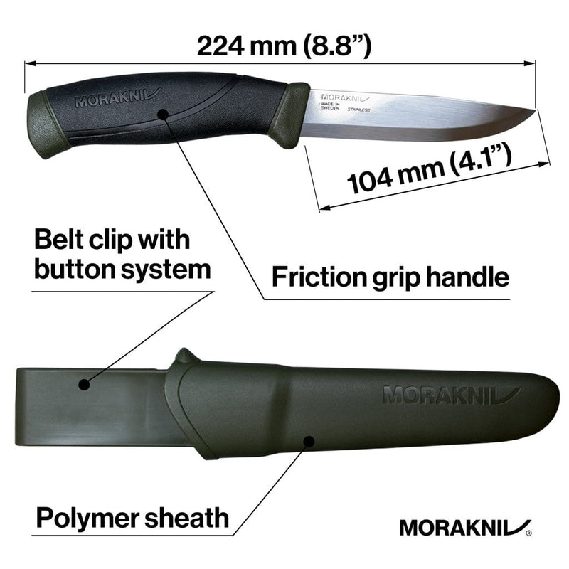 Load image into Gallery viewer, Morakniv Companion MG Stainless Knife