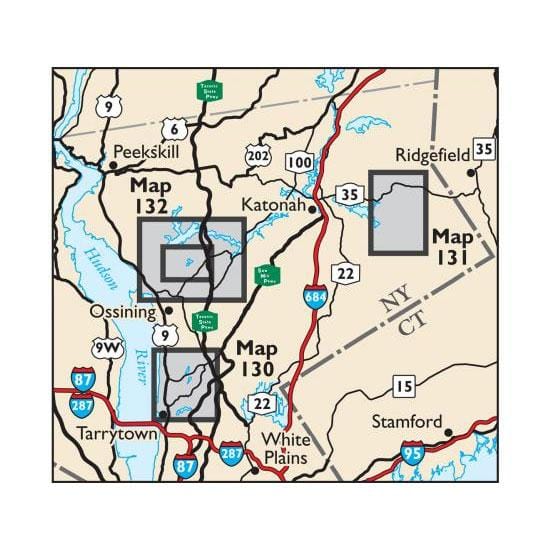 Load image into Gallery viewer, NYNJ Trail Conference Map - Westchester Trails