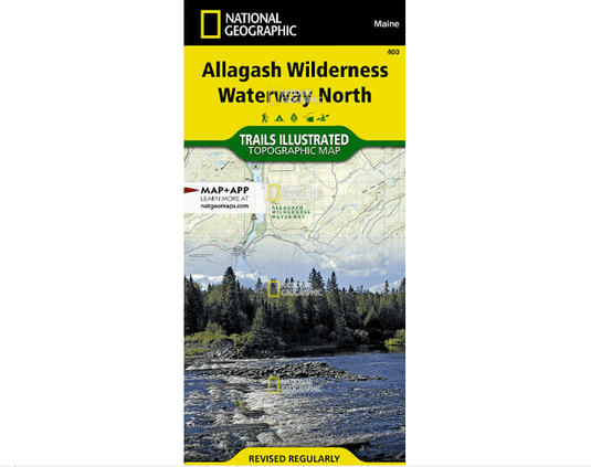National Geographic Trails Illustrated Allagash Wilderness Waterway North