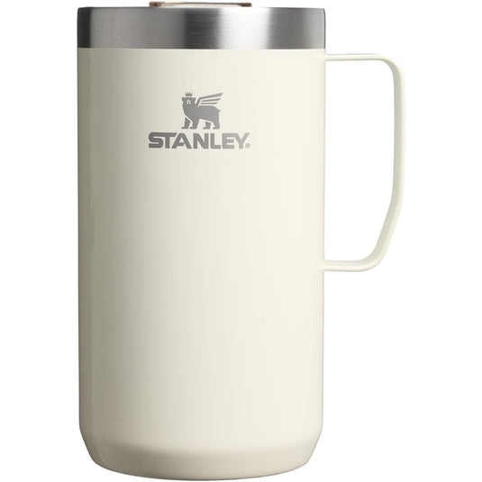 Stanley mug with handle on a white background