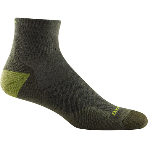 Darn Tough Men's Run Quarter Ultra-Lightweight Running Sock with Cushion