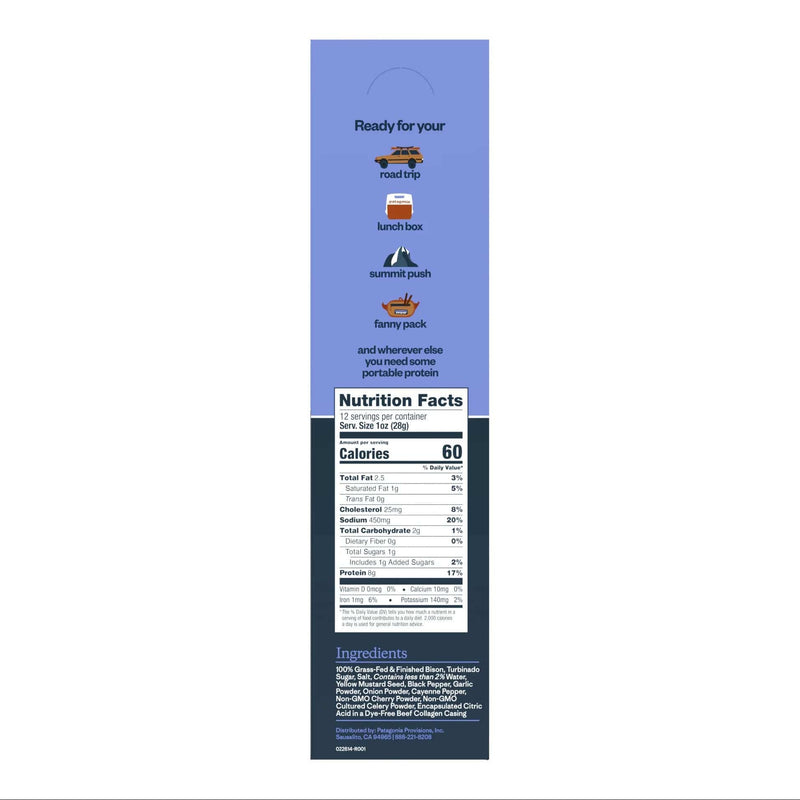 Load image into Gallery viewer, Nutrition facts label on a blue background
