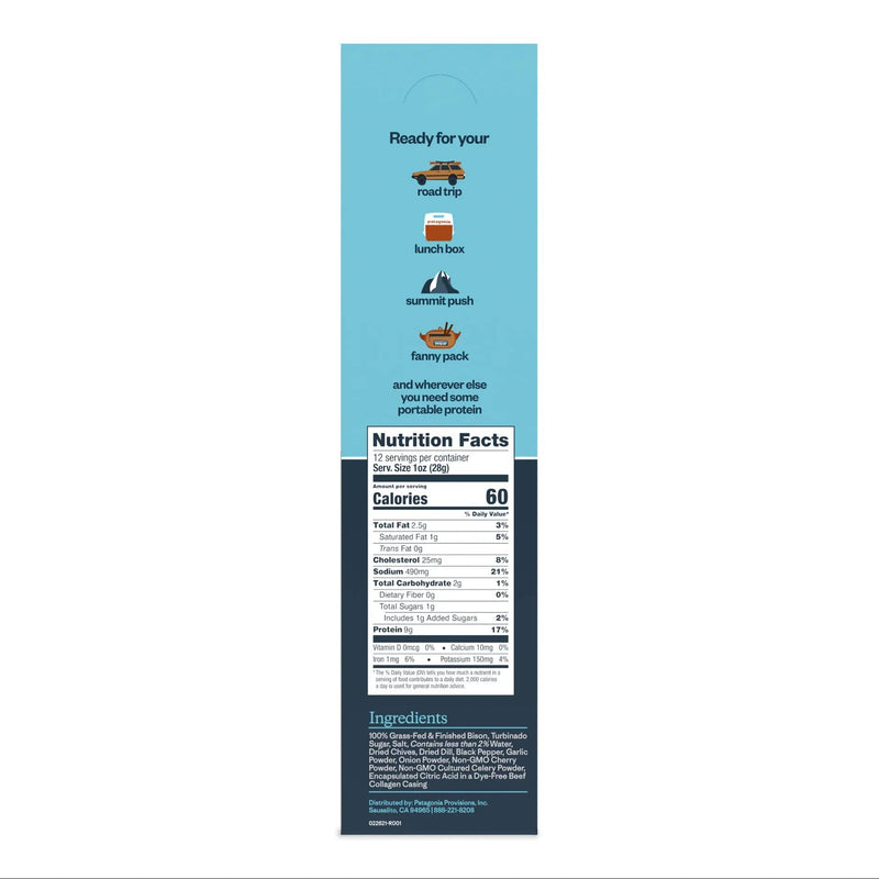 Load image into Gallery viewer, Nutrition facts label on a blue background
