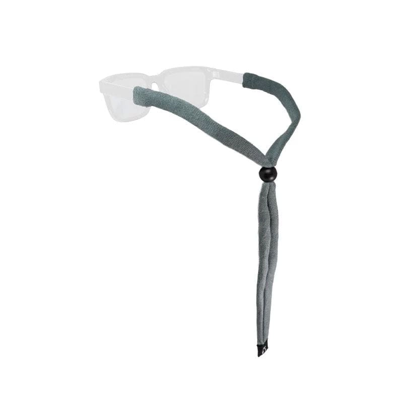 Load image into Gallery viewer, Sunglasses with a gray strap on a white background
