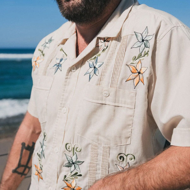 Load image into Gallery viewer, Howler Brothers Guayabera Shirt

