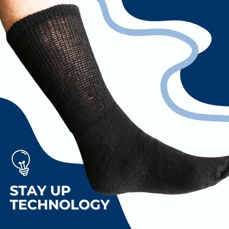 Load image into Gallery viewer, Men&#39;s Cotton Diabetic Crew Socks (6 Pair) by DIABETIC SOCK CLUB
