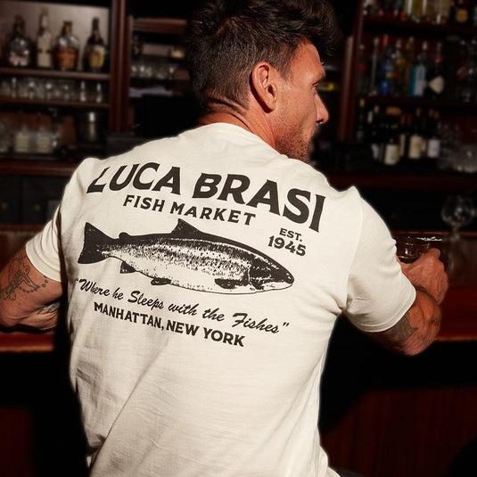 The Godfather Luca Brasi Fish Market Shirt By Contenders Clothing