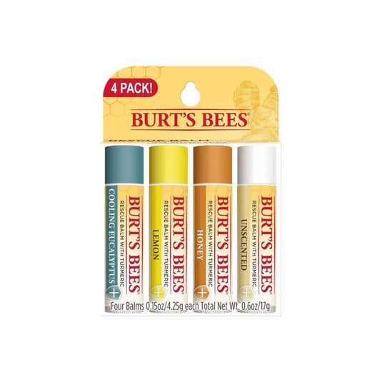 Burt's Bees Lip Balm Rescue 4 Pack